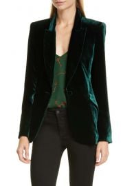 L  x27 AGENCE Velvet Blazer   Nordstrom at Nordstrom